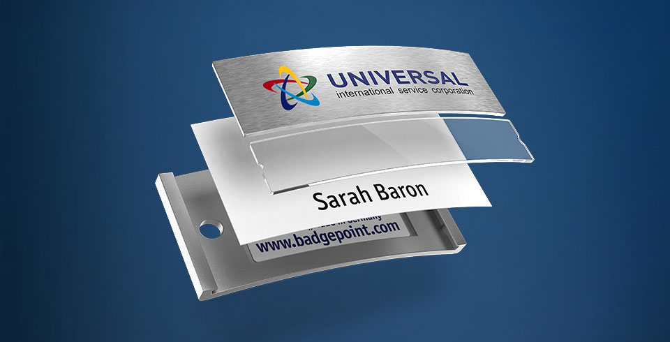 Name badges with a smag® magnet – exclusively from badgepoint®